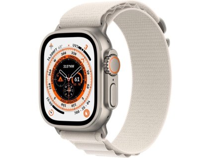 Apple Watch Ultra GPS + Cellular Titan s hvězdně bílým alpským tahem