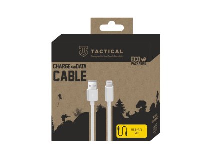 Tactical Smooth Thread Cable USB A Lightning 2m