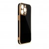 cze pl Lighting Color Case pro iPhone 13 Pro Max cerny gelovy kryt se zlatym ramem 118065 2