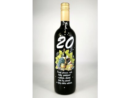 Dekoračné víno - Nar.1 20. 0,75l