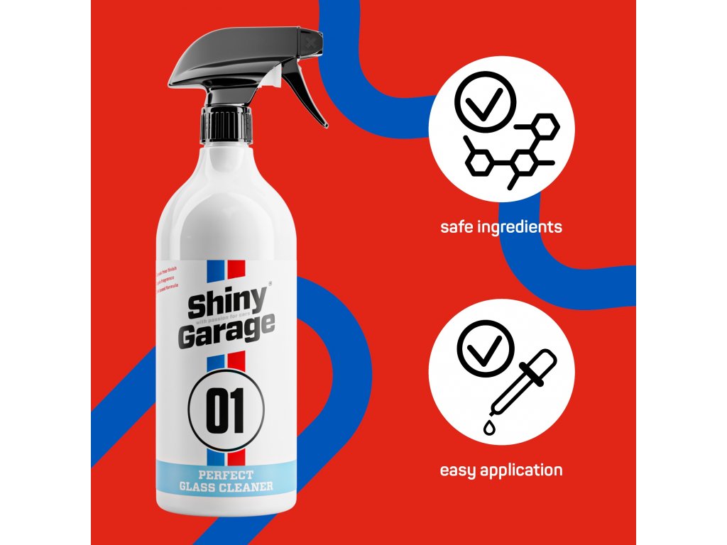 SHINY GARAGE PERFECT GLASS CLEANER 500ML