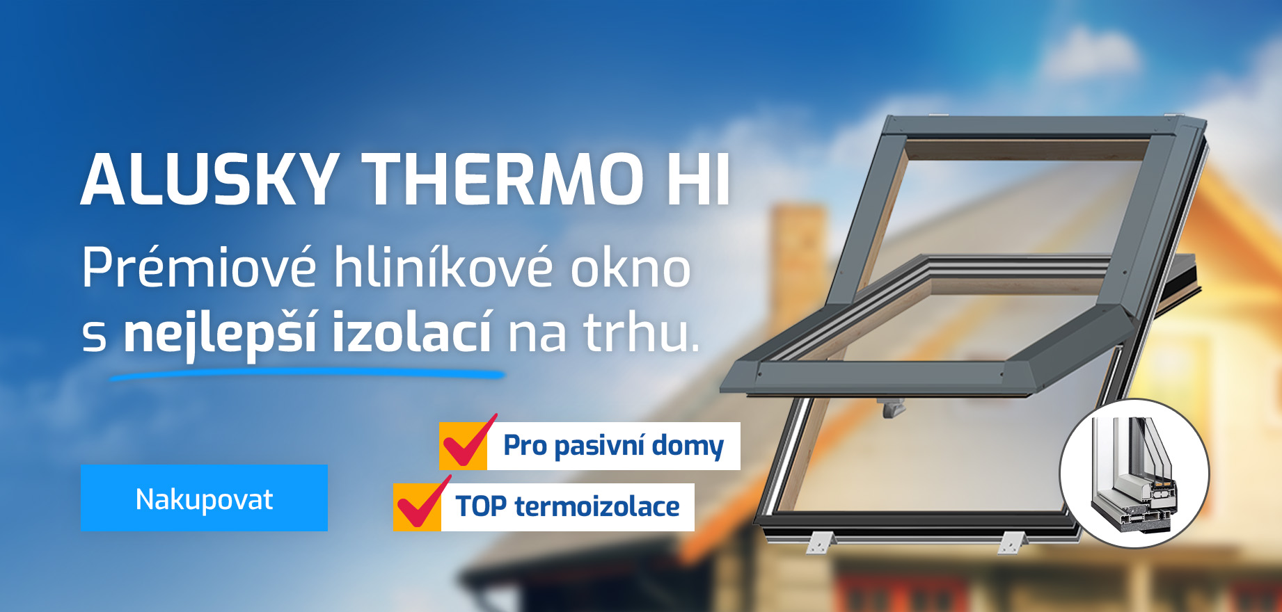 Střešní okno ALUSKY THERMO HI