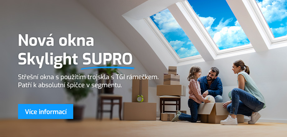 Střešní okna SUPRO