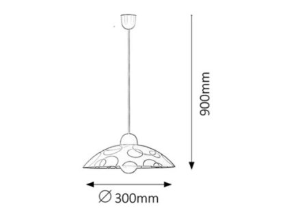 Rabalux Ada 1844 - E27 1x MAX 60 - biela