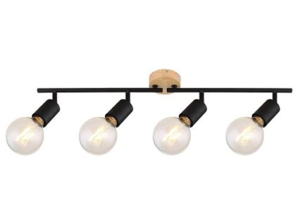 Rabalux Pablo 3979 - E27 4x MAX 40 - matná čierna