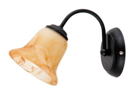 Rabalux Colette 7366 - E14 1x MAX 40 - čierna