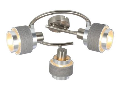 Rabalux Basil 5381 - E14 3X MAX 10 - saténová chrómová