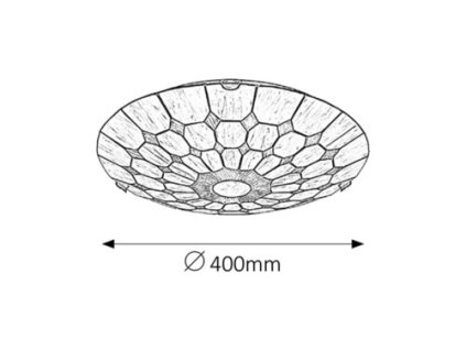 Rabalux Marvel 8091 - E27 2x MAX 60 - bronzová