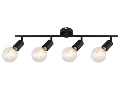 Rabalux Lamar 3989 - E27 4x MAX 40 - matná čierna