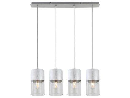 Rabalux Zelkova 3156 - E27 4x MAX 40 - kartáčovaný hliník