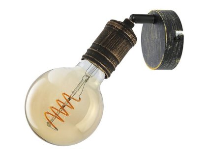 Rabalux Fidel 3214 - E27 1x MAX 25 - antická zlatá