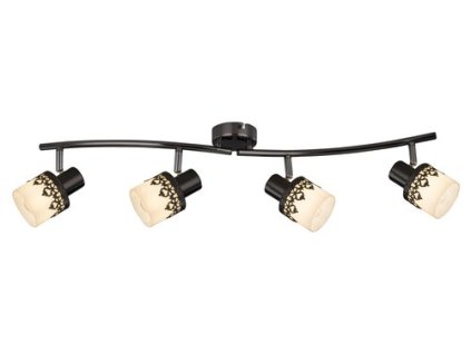 Rabalux Lacey 5344 - E14 4x MAX 40 - čierna