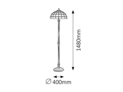 Rabalux Marvel 8078 - E27 2x MAX 60 - bronzová