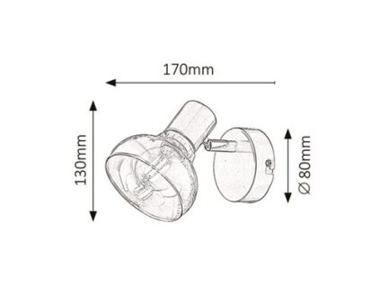 Bodové svietidlo Holly 5555