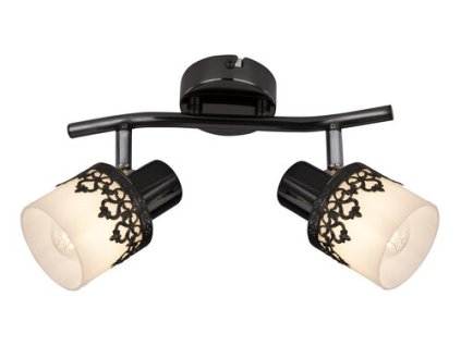 Rabalux Lacey 5342 - E14 2x MAX 40 - čierna