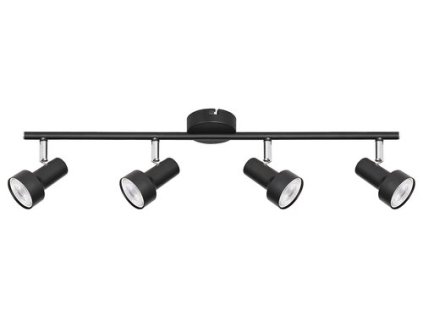 Rabalux Konrad 5325 - GU10 4x MAX 50 - čierna