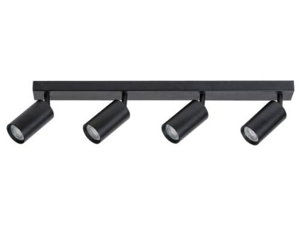 Rabalux Solo 2086 - GU10 4x MAX 25 - čierna