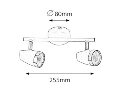 Rabalux Karen 6667 - LED 2x 4 - biela
