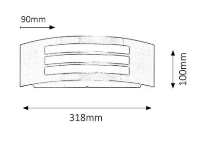 Rabalux Roma 8410 - E27 1x MAX 14 - saténová chrómová