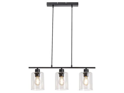 Rabalux Miroslaw 5078 - E27 3x MAX 40 - matná čierna