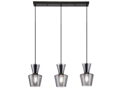 Rabalux Abra 72163 - E27 3x MAX 60 - matná čierna