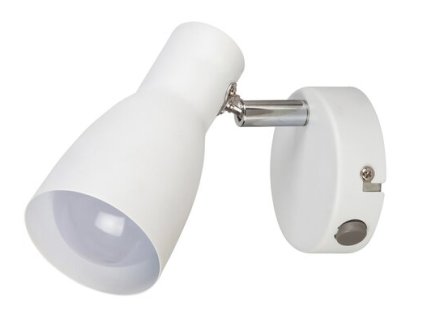 Rabalux Ebony 6025 - E27 1x MAX 20 - biela