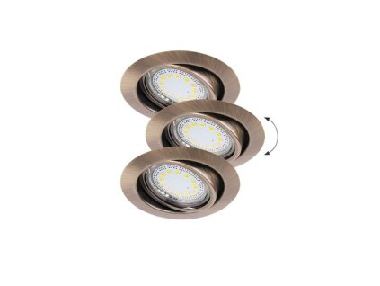 Rabalux Lite 1051 - GU10 1x MAX 50 - bronzová