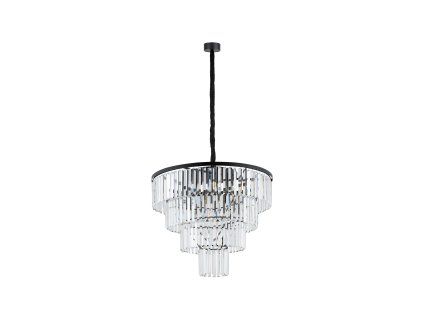Svietidlo CRISTAL BLACK L 7614