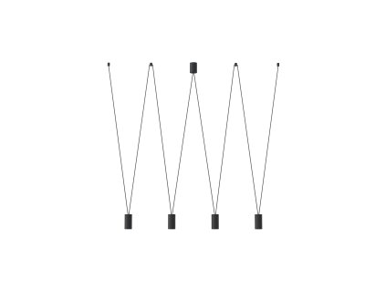 Svietidlo MORE EYE IV BLACK 7822