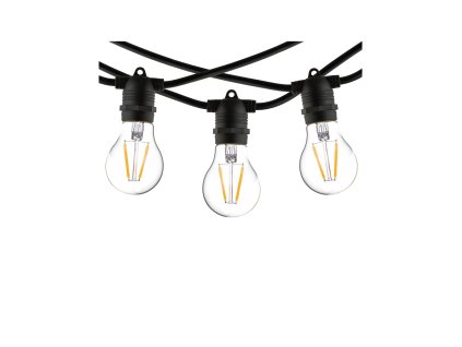 Nowodvorski FESTOON LIGHTS 10XE27, 6M, IP65 7873 - čierna