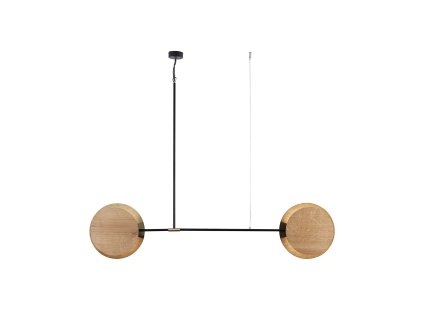 Nowodvorski MINIMAL II 9375, h=110 cm - dubová,čierna,mosadz