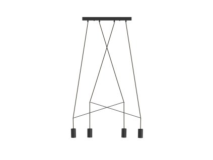 Nowodvorski IMBRIA BLACK 9192, h=130 cm - čierna