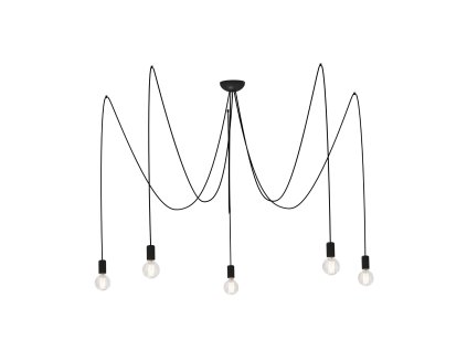 Nowodvorski SPIDER BLACK 6788, h=300 cm - čierna