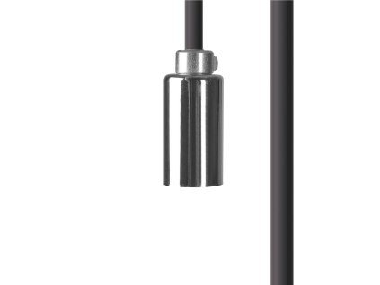 Nowodvorski CAMELEON CABLE G9 BL/CH 8598, h=250 cm - čierna,chrómová