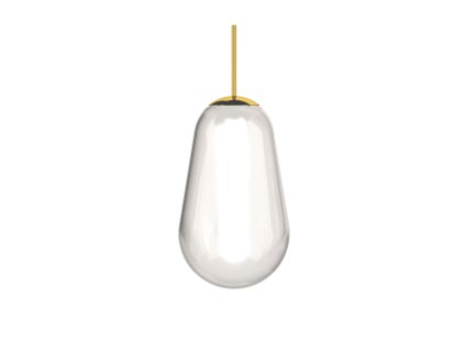 Nowodvorski CAMELEON PEAR M TR/G 8533, h=51,5 cm - priehľadná,mosadz