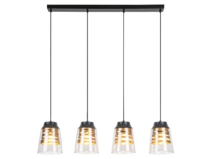 Rabalux Zenaida 3544 - E27 4x MAX 60 - matná čierna