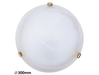 Rabalux Alabastro 3201 - E27 1x MAX 60 - biele alabastrové sklo