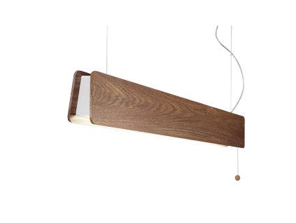 Nowodvorski OSLO LED SMOKED OAK 90 7522 (pôvodné ID 9315), h=150 cm - dymový dub,biela