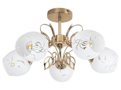 Rabalux Fauna 5099 - E27 5x MAX 40 - zlatá