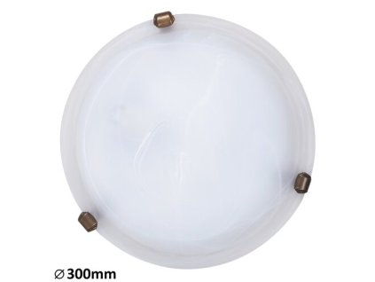 Rabalux Alabastro 3203 - E27 1x MAX 60 - biele alabastrové sklo