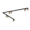 Stropné svietidlo MONO CORNER VIII 2x150 SOLID BRASS 7755