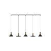 Závesné svietidlo HERMANOS V BLACK/SOLID BRASS 8032