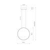 Závesné svietidlo CIRCOLO LED S 10810