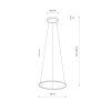 Závesné svietidlo CIRCOLO LED S 10863
