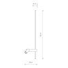 Nástenné svietidlo EASY LED RIGHT 11426