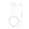 Závesné svietidlo CIRCOLO LED M 11605