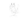 Nowodvorski EYE FIT WHITE I 9396 - biela