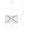 Nowodvorski NESS WHITE I 6767, h=125 cm - biela