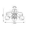 Stropné svietidlo Fauna 5099