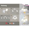 Rabalux Hedwig 5625 - LED 4x 4 - matná biela
